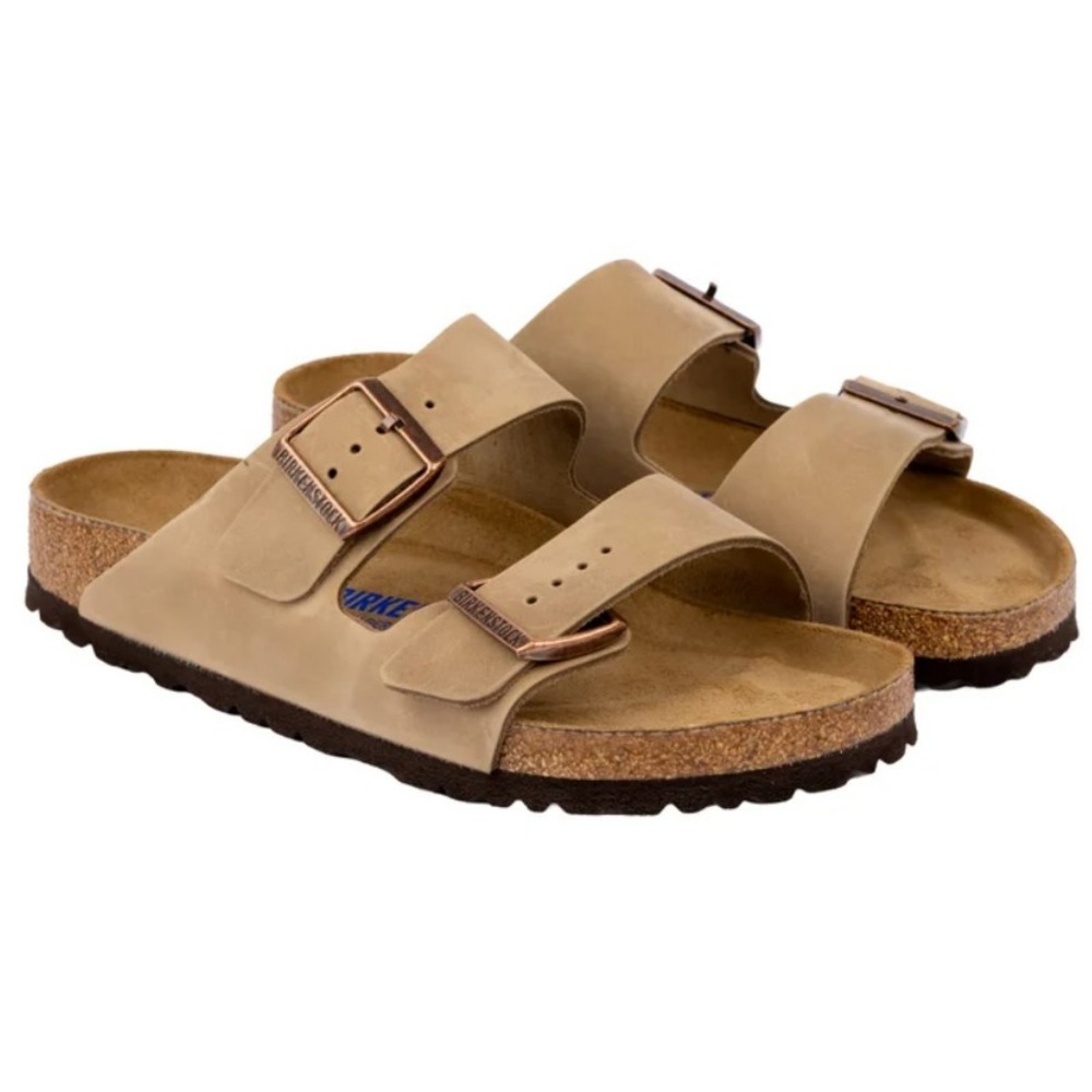 New Birkenstock Arizona Sandals Tabacco Brown Size W10 M8 Unisex - Picture 3 of 7